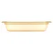 Carlisle 10420B13 High Heat Hot Food Pan, 1/2 Size, 3.7 Qt, 2-1/2" Deep, Amber PES, NSF, BPA Free 2 image