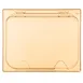 Carlisle 10439Z13 Storplus Ez Access High Heat Universal Lid, 1/2 Size, Hinged, Notched 2 image