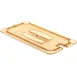 Carlisle 10471U13 Storplus High Heat Universal Lid, For 1/3-Size Food Pan, Handled, Notched 1 image