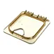 Carlisle 10519Z13 Storplus Ez Access High Heat Universal Lid, 1/6 Size, Hinged, Notched 1 image