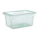 Carlisle 10612C09 StorPlus Storage Box, 5 Gal, 18" x 12" x 9", Green Polycarbonate, Date Indicators 1 image