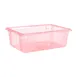 Carlisle 10622C05 - Food Storage Box, 12½‑Gal, 26" L x 18" W x 9" H,Red Polycarbonate, Non‑Slip 1 image