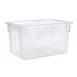 Carlisle 1062407 Food Storage Box, 21‑Gal Clear Polycarbonate, 26" L x 18" W x 15" H, Textured 1 image