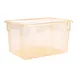 Carlisle 10624C22 StorPlus Food Storage Box, 21.5‑Gal, 26"x18"x15", Yellow Polycarbonate, Stackable 1 image