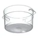 Carlisle 1076307 StorPlus Food Storage Container, 2 qt, Round, Polycarbonate, Clear, Dishwasher Safe 2 image