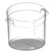 Carlisle 1076507 StorPlus 6‑Quart Round Container, Clear Polycarbonate, Stackable, Dishwasher Safe 2 image