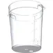 Carlisle 1076607 Storplus Container, 8 qt, Round, Polycarbonate, Clear, Stackable, Dishwasher Safe 2 image