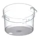 Carlisle 1076707 Storplus Container, 12 qt, Round, Polycarbonate, Clear, Dishwasher Safe - NSF 2 image