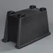 Carlisle 1086803 Trimline Dispenser Base, Single, Textured Black Polypropylene, Dishwasher Safe 1 image