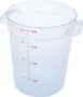 Carlisle 1096630 StorPlus Food Storage Container, 8 Qt, Round Polycarbonate, Certified, Made in USA 1 image