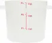 Carlisle 1097502 StorPlus Food Storage Container, 6 qt, Round, Polycarbonate, White 1 image