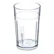 Carlisle 110507 - 5oz Clear Fluted SAN Tumbler, BPA Free, Dishwasher Safe, Stackable, Recyclable 1 image