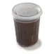 Carlisle 1110L30 Disposable Cup Lid - Translucent Polystyrene, Straw-Slotted - 1/Case 1 image
