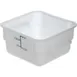 Carlisle 11960PE02 Container, 2 Qt, 7-1/8" x 3-4/8" H, Square Polyethylene, White with Green Print 1 image