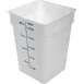 Carlisle 11966PE02 Food Storage Container, 22 qt., 11-1/8" x 15-3/4"H, White/Blue Print, Polyethylene 1 image