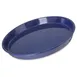 Carlisle 130060 Bar Tray - 13" Round Melamine Tray, Cobalt Blue, 1.5" Rim, Dishwasher Safe, BPA Free 1 image