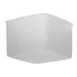 Carlisle 153202 StorPlus Food Storage Container 2 Qt, 6-3/5" x 4-1/9" H, Square, Polyethylene, White 2 image