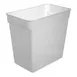 Carlisle 162902 StorPlus Container, 18 Qt (4 Gal) 14-2/11" x 8-5/16" x 12-3/4", White Polypropylene 1 image