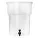 Carlisle 220930 Beverage Dispenser, 5‑Gallon, 15‑3/7"H x 12‑3/8" Dia., PP, No‑Drip Faucet 2 image
