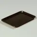 Carlisle 302203 Tip Tray – 6-1/2" x 4-1/2" Rectangular Black Styrene, Dishwasher Safe, NSF 1 image