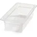 Carlisle 3066107 StorPlus 1/3 Size 3.8 Qt, 12-3/4" x 7" x 4" Clear Polycarbonate, Non‑Slip 1 image