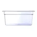 Carlisle 3066207 StorPlus 1/3 Food Pan, 5.7 Qt, 12-3/4" x 7" x 6" Clear Polycarbonate, NSF 2 image