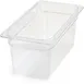 Carlisle 3066207 StorPlus 1/3 Food Pan, 5.7 Qt, 12-3/4" x 7" x 6" Clear Polycarbonate, NSF 1 image