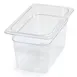 Carlisle 3068207 Pan, 1/4 Size 4 Qt, 10.25" x 6.38" x 6" Polycarbonate, Textured Non‑Slip 1 image