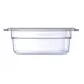 Carlisle 3068307 StorPlus Food Pan, 1/6 Size 1.1 Qt, 2-1/2" Deep, Clear Polycarbonate, USA Made 2 image