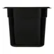 Carlisle 3068503 Food Pan, 1/6 Size 2.5 Qt, Polycarbonate Black, 6‑3/4" x 6‑22/25" x 6" Deep 2 image