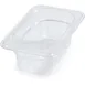 Carlisle 3068607 Food Pan, 1/9 0.7Qt, 6-3/4" x 4-1/4" x 2-1/2" Polycarbonate,, -40° to 212°F 1 image