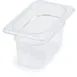 Carlisle 3068707 Storplus Food Pan, 1/9 Size, 1.0 Qt. Capacity, 6-3/4" X 4-1/4" X 4" Deep 1 image
