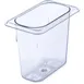 Carlisle 3068807 1/9 Size 1.4 Qt Clear Polycarbonate Pan 6-3/4" x 4-1/4" x 6" -40° To 212°F 1 image