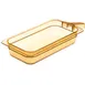 Carlisle 30860H13 High Heat Food Pan, 1/3 Size, 2.4 Qt, 2-1/2" Deep, Amber, Polyether Sulfone 1 image