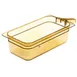 Carlisle 30861H13 High Heat Food Pan, 1/3 Size, 3.8 Qt, 4" Deep, Amber, Polyether Sulfone 1 image