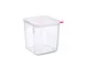Carlisle 31852 Araven 4.2qt Container, 7-1/8"W x 7-1/8"D x 7-1/2"H, Clear Polycarbonate Airtight Lid 1 image