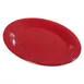 Carlisle 3308205 - 12" x 9" Oval Red Melamine Serving Platter, Dishwasher Safe, Heat Resistant, BPA Free 1 image