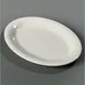 Carlisle 3308642 - White Oval Melamine Platter 9-1/2" x 7-1/4", Heat Resistant, NSF 1 image