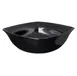 Carlisle 3336003 - 5 Qt Square Flared Bowl, 11-3/4" Black Melamine, Dishwasher Safe, NSF, BPA Free 1 image