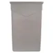 Carlisle 34202306 Trimline™ Container, 23‑Gallon Rectangular Poly, Beige, Tabs, Bottom Handles 2 image