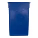 Carlisle 34202314 Trimline 23‑Gallon Rectangular Blue Polyethylene Container with Corner Tabs, Handles 2 image