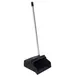Carlisle 361410EC03 Sparta Dust Pan, 12" Wide, Hanging Hole, Locking Yoke, Handle, Black 1 image