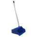 Carlisle 361410EC14 Sparta Dust Pan, 12" Wide, Hanging Hole, Locking Yoke, Blue Polypropylene 1 image