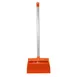Carlisle 361410EC24 Sparta Dust Pan, 12" Wide, Hanging Hole, Serrated Edge, Aluminum Handle, Orange 2 image