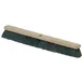 Carlisle 3621922403 Sparta Basic Sweeps Commercial Broom Head, 24" Tampico Brush, Black Finish 1 image