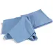 Carlisle 3633314 Microfiber Cleaning Cloth, 16" x 16", Polyester/Nylon Blend, Suede, Blue 1 image