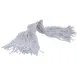 Carlisle 369066B00 Wet Mop Head - 16-Ounce #16 Bacterial Resistant Cut-End, 1-1/4" Polyester Band 2 image