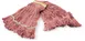 Carlisle 369411B05 Wet Mop Head - Small 1" Wide Band, Red 4‑Ply Cotton/Synthetic Mop 1 image