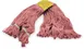 Carlisle 369412B05 Wet Mop Head - 5" Wide End, Red 4‑Ply Cotton/Synthetic Blend, Commercial Wet Mop 1 image