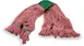 Carlisle 369418B05 Wet Mop Head - Medium 5" Green Band, Red 4‑Ply Cotton/Synthetic Loop End 1 image